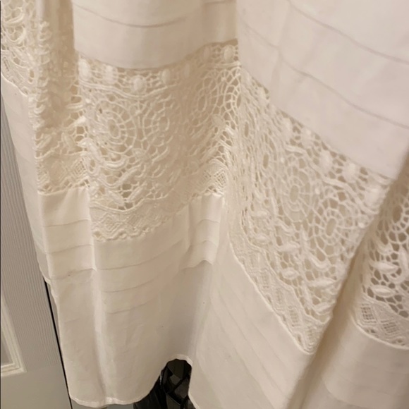NWT  ivory cotton/lace sundress 👗 ADORABLE - Picture 4 of 6